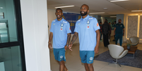 Rayan e Igor Thiago se apresentam na Granja Comary nesta quarta-feira, 27, junto &agrave; Sele&ccedil;&atilde;o Brasileira  Foto: Rafael Ribeiro / CBF