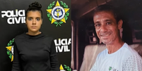 Maria Clara dos Santos Barcelos, de 22 anos, foi presa suspeita de participar do assassinato do pr&oacute;prio pai, Leonardo Martins Barcelos  Foto: Reprodu&ccedil;&atilde;o/SBT Rio