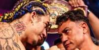 Whindersson e Pop&oacute; se enfrentam mais uma vez Foto: Super Lutas / Super Lutas