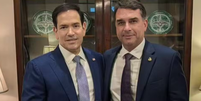 An&uacute;ncio ocorre um dia ap&oacute;s Flavio Bolsonaro se encontrar com Marco Rubio  Foto: Reprodu&ccedil;&atilde;o