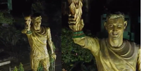 Est&aacute;tua gigante de Messi ter&aacute; que ser removida na &Iacute;ndia  Foto: Reprodu&ccedil;&atilde;o 