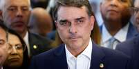 Fl&aacute;vio Bolsonaro n&atilde;o se posicionou em vota&ccedil;&atilde;o de emenda que classificaria PCC e CV como terroristas. Foto: Wilton Junior/Estad&atilde;o / Estad&atilde;o