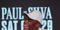 Anderson Silva na coletiva da luta contra Jake Paul Foto: Divulga&ccedil;&atilde;o/Instagram Most Valuable Promotions / Esporte News Mundo