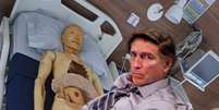 Um boneco cir&uacute;rgico substituiu o ator Jim Caviezel em alguns momentos das filmagens de 'Dark Horse'  Foto: Sala de TV