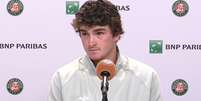 Jo&atilde;o Fonseca descartou press&atilde;o em Roland Garros Foto: Reprodu&ccedil;&atilde;o/Roland Garros