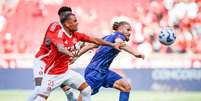 Isidro Pitta, jogador do Red Bull Bragantino. Foto: Ari Ferreira/Red Bull Bragantino / Esporte News Mundo
