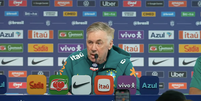 Ancelotti confirmou que Neymar n&atilde;o vai ser cortado  Foto: Reprodu&ccedil;&atilde;o/CBF
