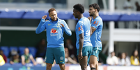 Neymar, Paquet&aacute; e Vini Jr durante treino da Sele&ccedil;&atilde;o  Foto: Rafael Ribeiro/CBF