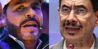 Abelardo de la Espriella (esq.) e Iv&aacute;n Cepeda (dir.) diferem em abordagem sobre combate ao crime organizado Foto: DW / Deutsche Welle