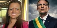 Karina &eacute; s&oacute;cia de produtora do filme 'Dark Horse', sobre trajet&oacute;ria de Jair Bolsonaro (PL)  Foto: Montagem: Reprodu&ccedil;&atilde;o/Instagram/Instituto Conhecer Brasil e Divulga&ccedil;&atilde;o