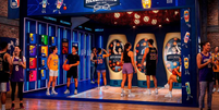 Proje&ccedil;&atilde;o de cen&aacute;rio da Hellmann's para a NBA House Foto: divulga&ccedil;&atilde;o/Hellmann's / Esporte News Mundo
