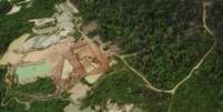Cerca de 5 mil hectares da Amaz&ocirc;nia foram destru&iacute;dos por minera&ccedil;&atilde;o ilegal Foto: ANSA / Ansa - Brasil