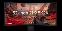 LG UltraGear evo 52G930B-B, o maior monitor 5K2K do mundo, chega ao Brasil  Foto: Reprodu&ccedil;&atilde;o / LG