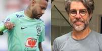 Juninho Pernambucano exalta Neymar como um gênio do futebol.  Foto: Vitor Silva / CBF e Redes Sociais / Juninhopeoficial / Portal de Prefeitura