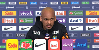 Fabinho em entrevista coletiva  Foto: Reprodução/Youtube/CBF