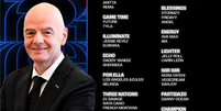 Presidente da Fifa, Gianni Infantino anuncia álbum de músicas oficial da Copa  Foto: Reprodução/Instagram