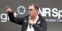 Marcelo Teixeira, presidente do Santos Foto: Ricardo Moreira/Getty Images / Esporte News Mundo