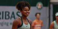 Victoria Luiza Barros &eacute; um dos destaques da nova gera&ccedil;&atilde;o de tenistas do Brasil. A potiguar chegou &agrave; semifinal de Roland-Garros. Em Paris, em 3 de junho de 2026.  Foto: RFI