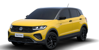 Volkswagen T-Cross Canarinho  Foto: Divulga&ccedil;&atilde;o