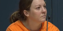 Amber Swain, de 35 anos, &eacute; suspeita de ter abusado de dois adolescentes que adotou Foto: Reprodu&ccedil;&atilde;o