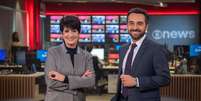 M&ocirc;nica Waldvogel e Victor Boyadjian apresentam o 'Em Ponto', das 7h &agrave;s 9h30: ritmo mais lento talvez estimule o telespectador a mudar de canal Foto: Divulga&ccedil;&atilde;o/GloboNews