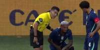 Foto: Reprodu&ccedil;&atilde;o/X - Legenda: Wesley lesionou durante o amistoso contra o Egito / Jogada10