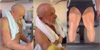 Presidente Lula surge sem camisa em dia de treino na academia  Foto: Reprodu&ccedil;&atilde;o/Instagram