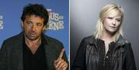 O cantor Patrick Bruel e a apresentadora de TV Flavie Flament.  Foto: RFI