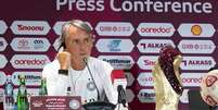 Roberto Mancini conquistou o &uacute;ltimo grande t&iacute;tulo da sele&ccedil;&atilde;o italiana - Foto: Divulga&ccedil;&atilde;o / Al Sadd / Jogada10