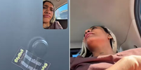 Jogadora afirmou que pediu para abrir a janela devido a um enjoo, mas o motorista negou por causa de uma pel&iacute;cula rec&eacute;m-aplicada nos vidros Foto: Reprodu&ccedil;&atilde;o
