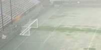Chuva alaga est&aacute;dio de amistoso da Argentina nos EUA  Foto: Reprodu&ccedil;&atilde;o/Tyc Sports / Estad&atilde;o