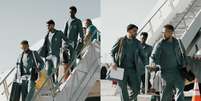 Neymar Jr, Lucas Paquet&aacute; e Vini Jr. com o uniforme de Sele&ccedil;&atilde;o  Foto: Rafael Ribeiro/CBF