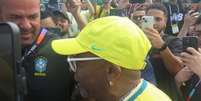 Reportagem do J10 flagrou a chegada de Spike Lee &ndash;  Foto: Leonardo Pereira/Jogada10 / Jogada10