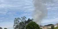Avi&atilde;o caiu em Mar&iacute;lia (SP) e matou duas pessoas  Foto: Divulga&ccedil;&atilde;o/Corpo de Bombeiros