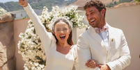 Larissa Manoela e André Luiz Frambach casando.  Foto: Reprodução/ Instagram