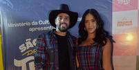 Alberto Cowboy e a esposa Priscilla Monroy  Foto: Reprodu&ccedil;&atilde;o/Instagram