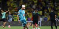 Neymar Jr. brinca com a bola antes do amistoso internacional entre Brasil e Panam&aacute;, no Est&aacute;dio do Maracan&atilde;, em 31 de maio de 2026, no Rio de Janeiro, Brasil  Foto: Wagner Meier/Getty Images