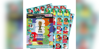 Com Neymar e outros brasileiros, Panini lança kit de atualização para álbum da Copa com 120 figurinhas  Foto: Divulgação/Panini