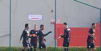Jogadores do time sub-20 do Red Bull Bragantino. Foto: Fernando Roberto/Red Bull Bragantino / Esporte News Mundo