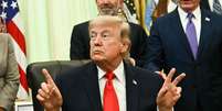 Donald Trump suspendeu ataques contra o Ir&atilde;  Foto: ANSA / Ansa - Brasil