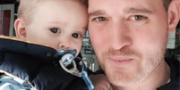 Michael Bubl&eacute; e o filho mais velho, Noah  Foto: Reprodu&ccedil;&atilde;o/Instagram