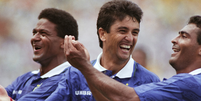 Assaltada na 34&ordf; semana de gravidez e jogada de barriga no ch&atilde;o: o crime por tr&aacute;s da comemora&ccedil;&atilde;o inesquec&iacute;vel do melhor jogo da Copa de 1994.  Foto: Getty Images / Purepeople