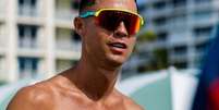 CR7 exibe o shape em foto de sunga durante treino da sele&ccedil;&atilde;o portuguesa - Foto: Reprodu&ccedil;&atilde;o / Instagram / Jogada10
