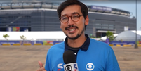 Nilson Klava na cobertura da Copa pela Globo  Foto: Reprodu&ccedil;&atilde;o/Instagram