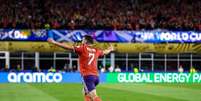 Ap&oacute;s abrir o placar, Esc&oacute;cia sofreu enorme press&atilde;o do Haiti at&eacute; o fim da partida &ndash;  Foto: Reprodu&ccedil;&atilde;o / Scotland NT / Jogada10