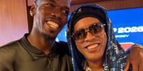 Ronaldinho Gaúcho e Pogba  Foto: Reprodução/Instagram