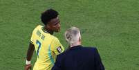 'Ancelotti sempre poder&aacute; contar com Vini Jr': imprensa internacional repercute empate entre Brasil e Marrocos na Copa do Mundo  Foto: Simon Stacpoole/Offside/Offside via Getty Images