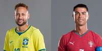 Cristiano Ronaldo e Neymar acreditam em uma velha supersti&ccedil;&atilde;o para a Copa do Mundo: recuperar o penteado da sorte.  Foto: Getty Images / Purepeople