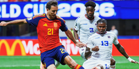 Em sua primeira partida na hist&oacute;ria das Copas do Mundo, Cabo Verde segurou o empate em 0 a 0 com a Espanha  Foto: Reprodu&ccedil;&atilde;o/ X/ @sefutbol