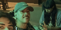 Victor WAO com Lucas Frota e Oliver Tree, que morreram no acidente de helic&oacute;ptero no RJ  Foto: 